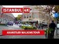 Istanbul Besiktas,Akaretler Walking Tour 12 October 2021|4k UHD 60fps