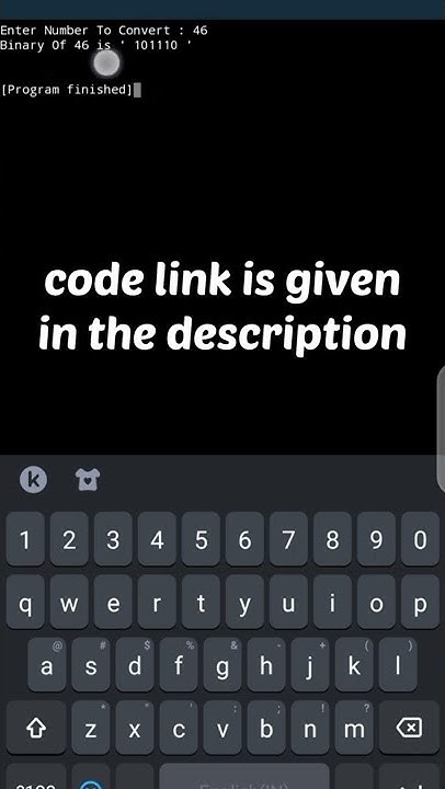 Binary conversion in python | Python code to convert any number to ...