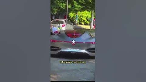 Renault Trezor Concept Car - A Trailblazing Innovation! #shorts