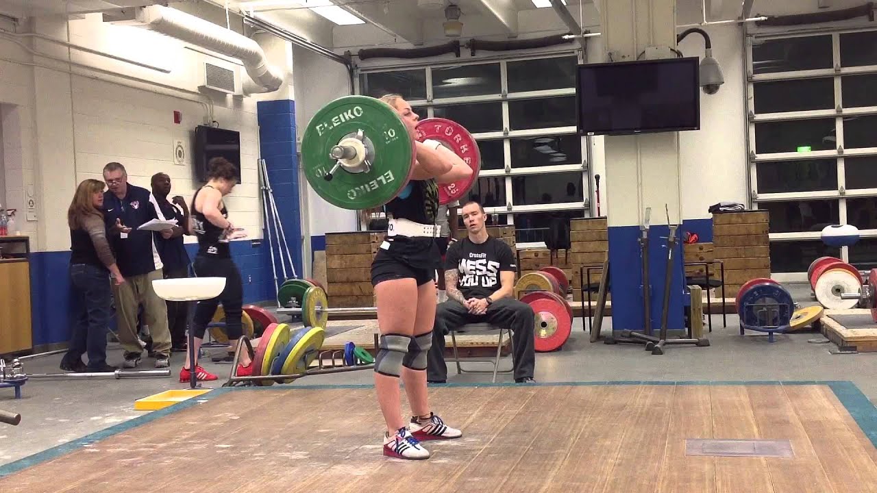 Hailee Lollar (Junior, 63 kg) 91 kg (200.2 lb) Clean and