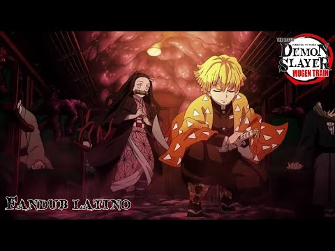 Zenitsu salva a nezuko (fandub latino remake) kimetsu no yaiba mugen train