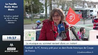 Interview Catherine Allard | Emission spéciale FC Annecy vs Toulouse FC