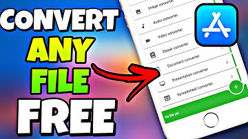 [FREE] Best ANY FILE converter app for iPhone I Convert Photos to PDF, Word to PDF, Video to MP3