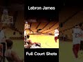Lebron James Makes Full Court Shots! #shorts