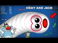 OGGY AND JACK TRY TO WORMS ZONE.IO GAME SAAMP WALI VIDEO SLITHERIO #840