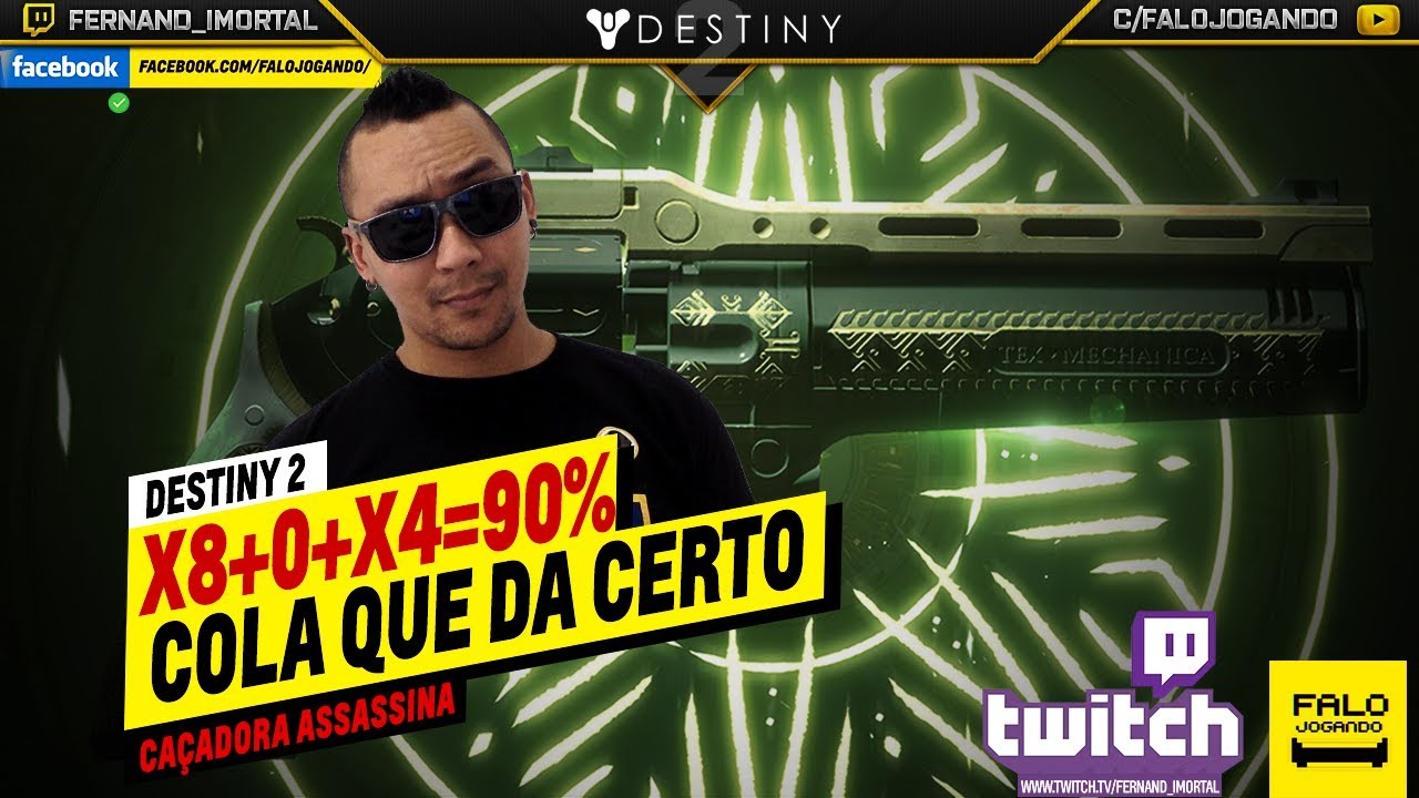 🔵 🎮 Destiny 2 PS4 | ÚLTIMA PALAVRA QUEST EXÓTICA "Aumentando %%% 8x+0+4x=90%"