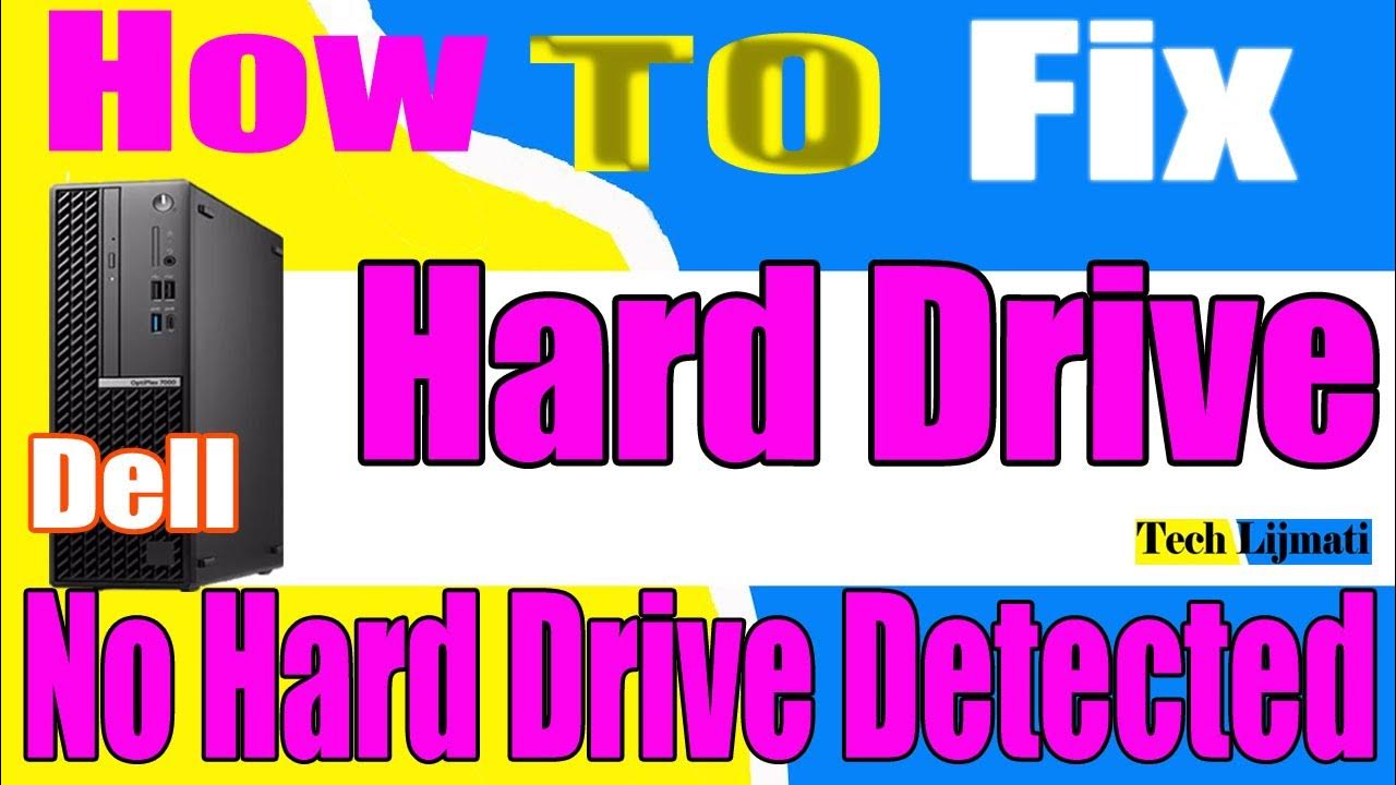 how-to-fix-dell-computer-hard-drive-not-detected-beep-sound-youtube