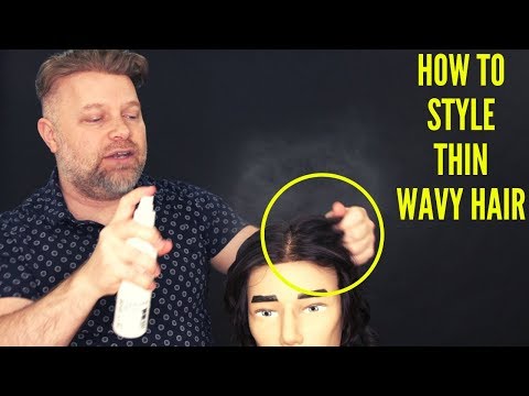 How to Style Thin Wavy Hair - TheSalonGuy