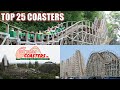 Top 25 roller coasters by custom coasters international 2023