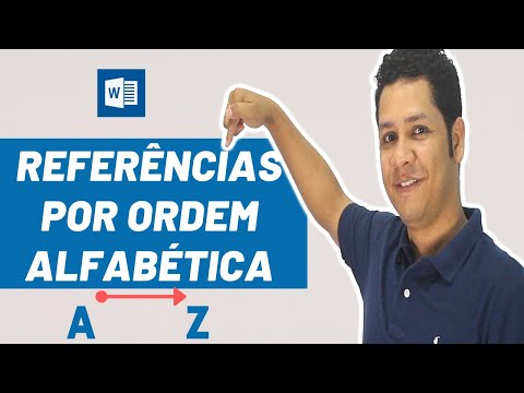 Vídeo: Os trabalhos citados precisam estar em ordem alfabética?