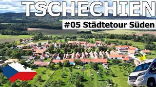 Wir besuchen die Städte Mikulov, Znaim, Telč, Třeboň und Holašovice