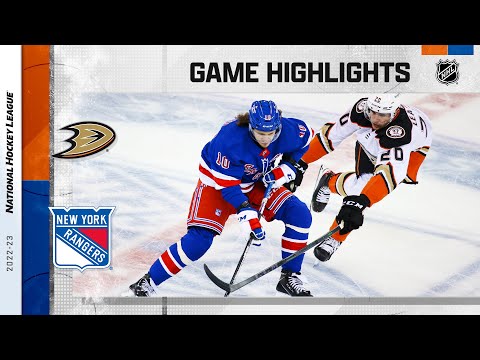 Ducks @ Rangers 10/17 | NHL Highlights 2022
