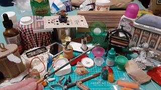 WHAT WOULD YOU DO W/ THIS OLD STUFF?  "TRASH To TREASURE"  Make MINIS! #miniature #dollhouse #plants