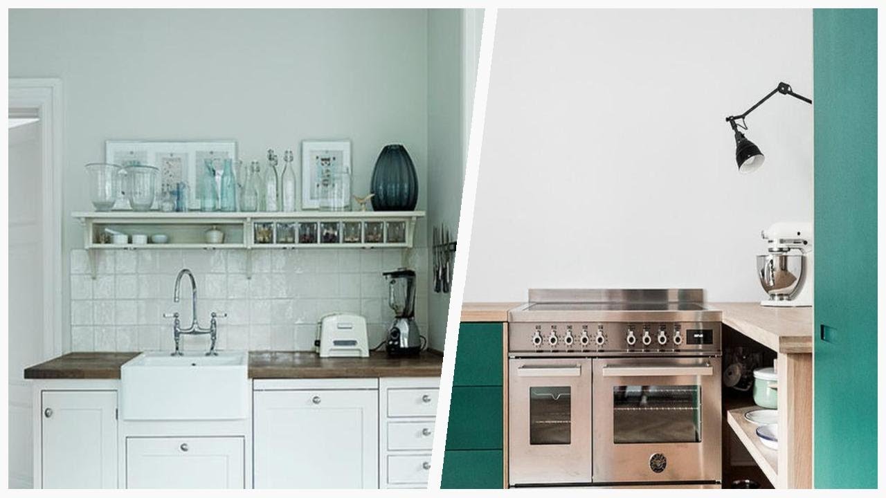 75 Scandinavian Turquoise Kitchen Design Ideas You'll Love ➤