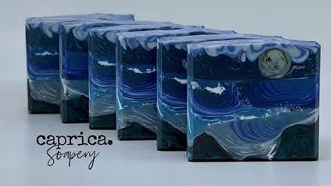 August Soap Challenge Club Making of Pacific Coast Layers and Drop Swirls SOAPMAKING Tutorial