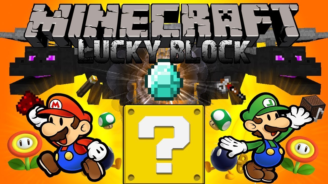 minecraft: mod showcase lucky block mod - YouTube