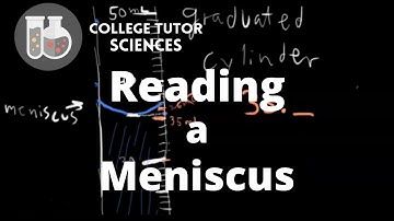 How to Read a Meniscus - General Chemistry