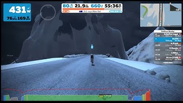 Zwift Riding: Attempt #2 to break 100kph with Cervelo P5, Zipp 808 and 520W - still FAILED!!!