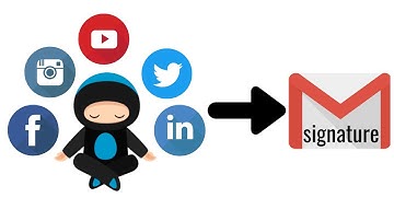 How To Add Social Media Icons Into Your Gmail Signature (Using Google Docs)