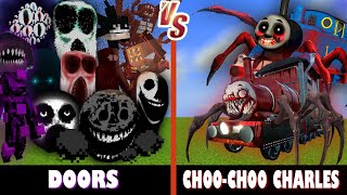 DOORS vs. CHOO CHOO CHARLES + THOMAS EXE | Minecraft (EPIC!)