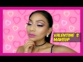 ❤Maquillaje para san Valentin ❤Cut Crease Makeup easy Valentine´s day colaboración ⭐ Maglambymaleisa