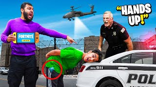 Cops Called On Little Brother For STEALING My CREDIT CARD To Buy V-Bucks.. (FORTNITE!)