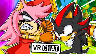 SONIC AND SHADOW MEETS A CRAZY TAILS IN VR CHAT 