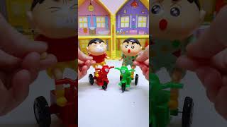 Shin-chan’s Bike FAIL! Hey, that’s MINE! 🤣🚲