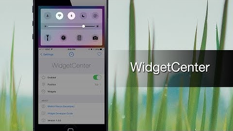 WidgetCenter adds Widgets to Reachability - iPhone Hacks