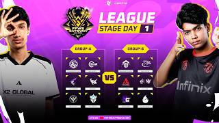 🔴 LIVE NOW | FFWS GATEWAY 2026 🏆 | LEAGUE STAGE DAY 1 | GROUP A vs GROUP B 🔥 | FREE FIRE ESPORTS