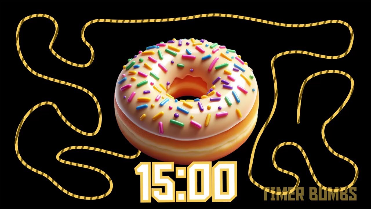 15 Minute  Donut Timer Bomb 