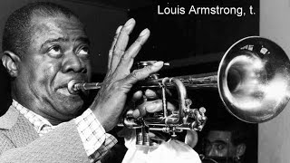 The Satchmo 1955 recording sessions honoring friend Fats, died in 1943 on Los Angeles - N.Y. train.