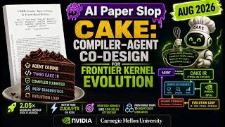 CAKE: Compiler-Agent Co-Design for Frontier Kernel Evolution (Aug 2026)