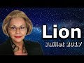 Horoscope Lion Juillet 2017