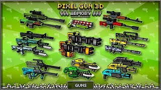 Старые оружия в Pixel gun 3d