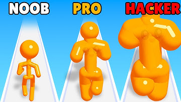 NOOB vs PRO vs HACKER in Tall Man Run