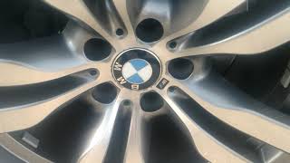 2011 BMW X6M eBay item# 313719200479 walkaround video / part 3 OEM Stock winter wheel setup