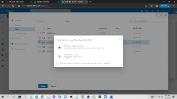How to attach a OneDrive share link on Outlook 365