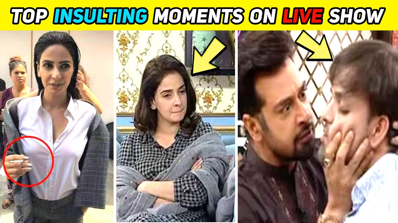 Top Insulting Moments Of Pakistani Live Shows | Insult On Live Show | Live Insult Of Celebrities