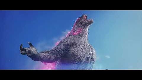 Evolved Godzilla 2024 Scene Godzilla X Kong The New Empire 4K Clips // #godzillaxkongthenewempire