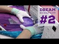Dream Big Quilt Along #2 - Ruler Quilting Leaf Veins on a Home Machine