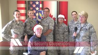 2016 CONR-1AF (AFNORTH) NORAD Tracks Santa