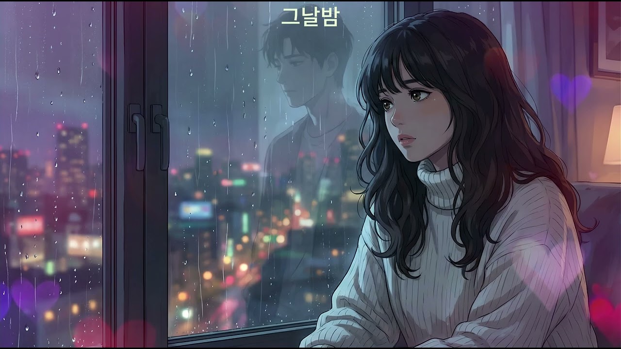 그날 밤 🌧️ That Night | Emotional AI Korean Ballad (Rainy Seoul)