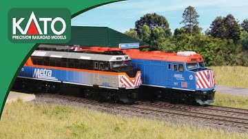 Chicago METRA Locomotive N-Scale Collection (KATO USA Product Showcase)