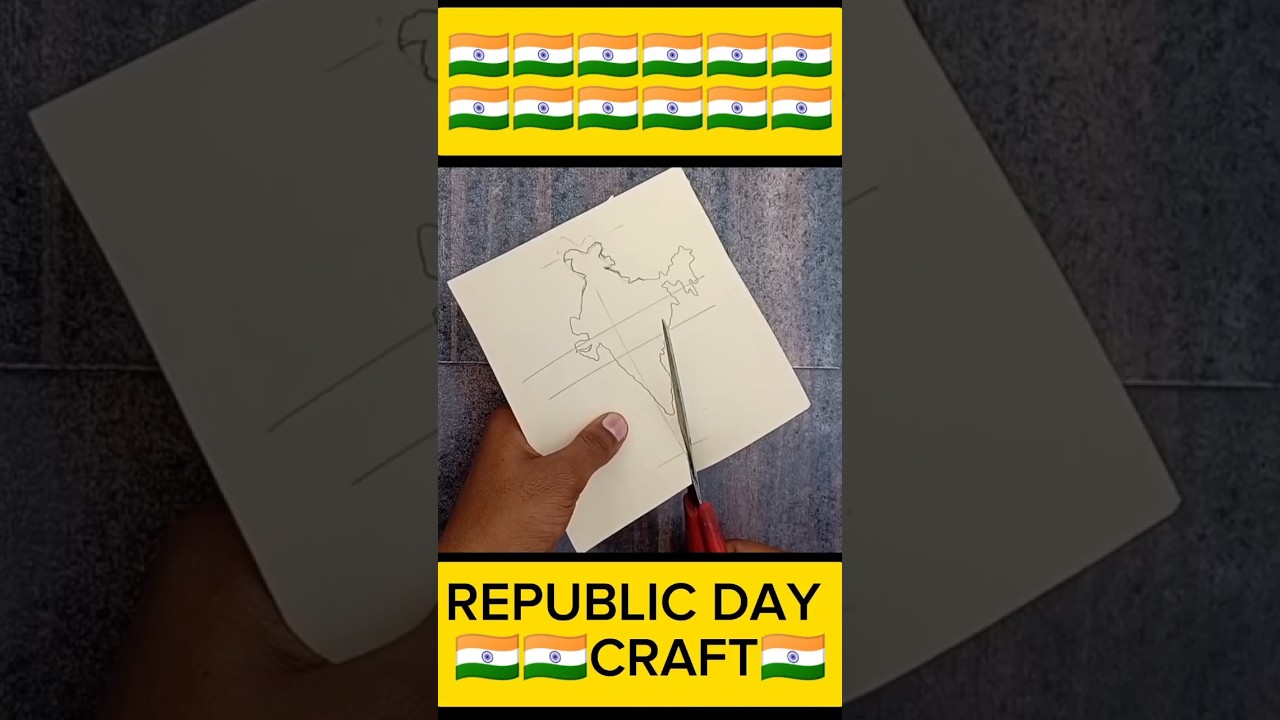 🇮🇳 Indian Flag Craft With Rice | I Love my India 