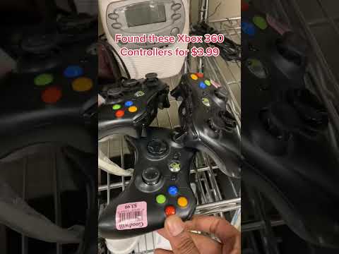 Xbox 360 OEM Controllers at Goodwill #shorts
