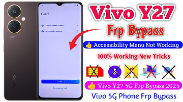 VIVO Y27 FRP Bypass | VIVO V2249/V3202 Google Bypass Without PC 2025 | Y27 FRP Bypass | New Method