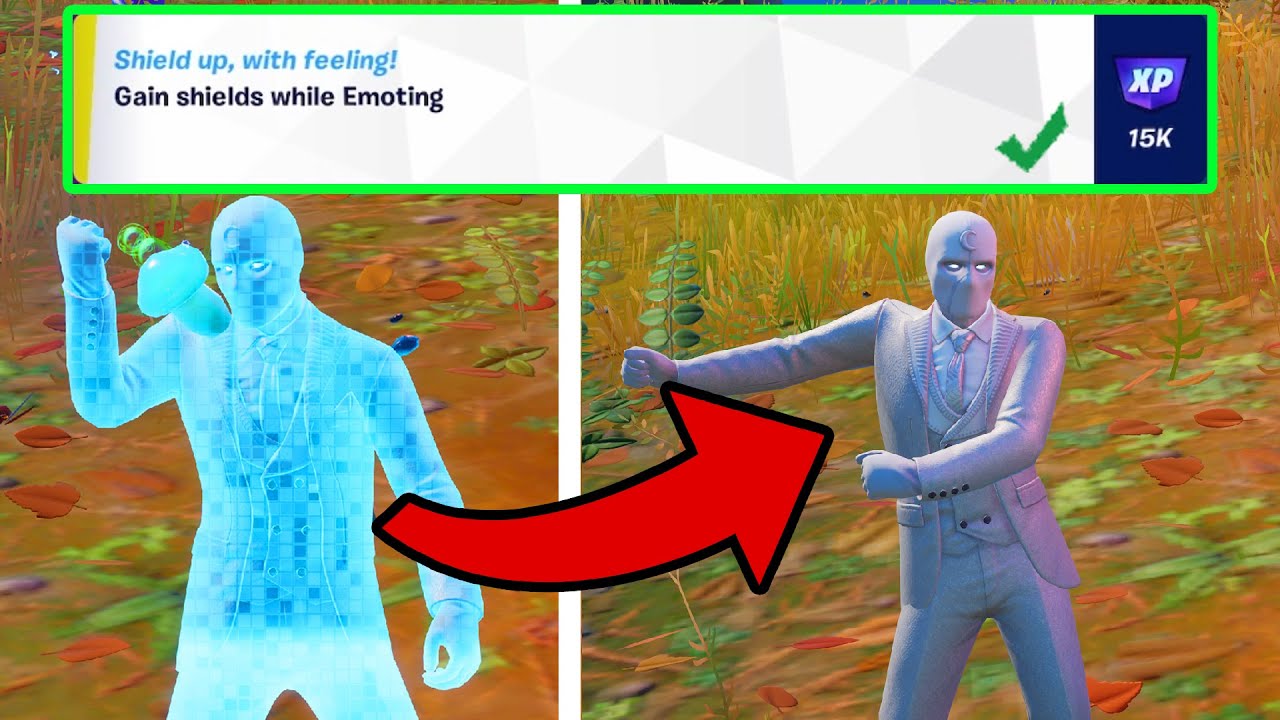 How to EASILY Gain shields while Emoting | Fortnite Week 9 Challenge Guide