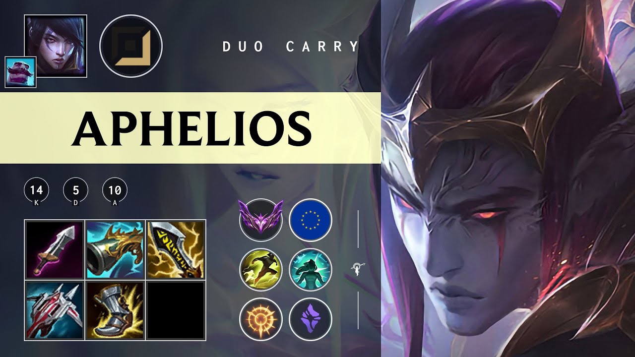 Aphelios ADC vs Pantheon - EUW Master Patch 25.24