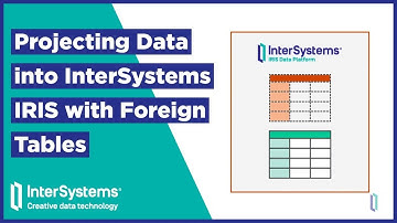 Projecting Data into InterSystems IRIS with Foreign Tables